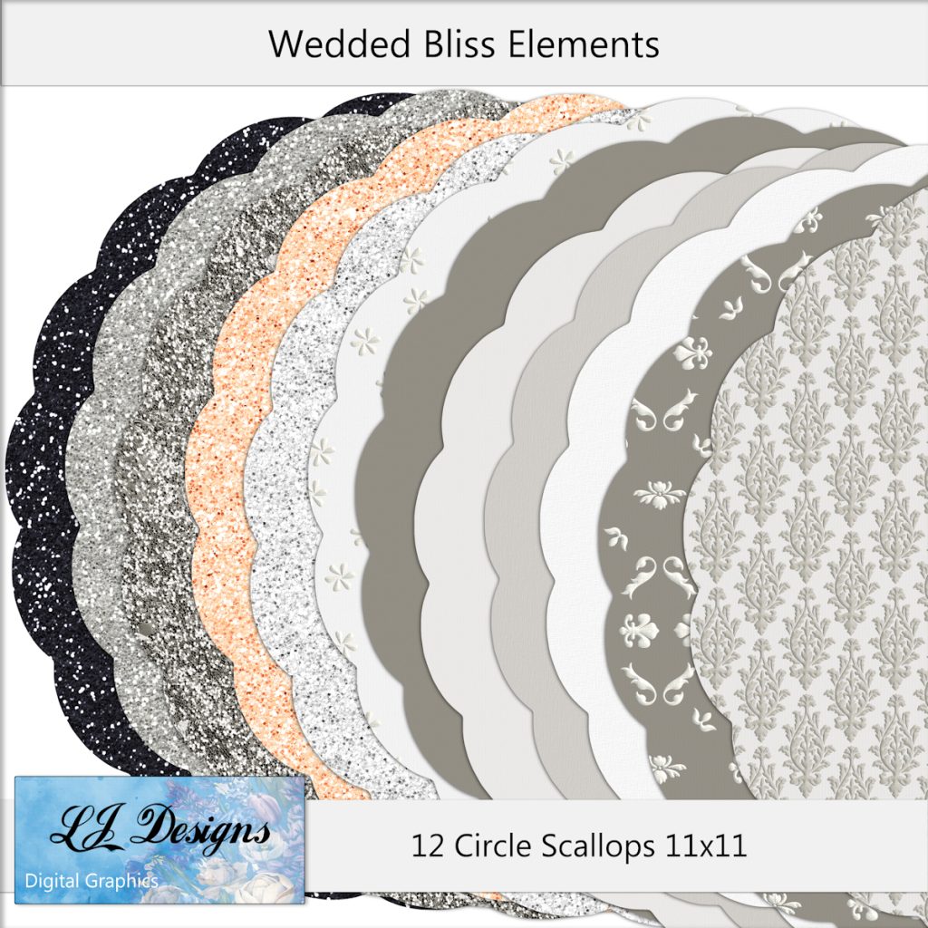 Wedded Bliss Circle Scallops